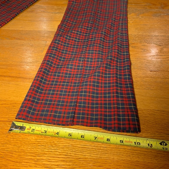 SOLD Vintage LEVI panatella disko funky plaid pant - Picture 6 of 8